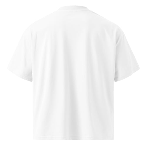White Chi Club organic cotton tee, back view