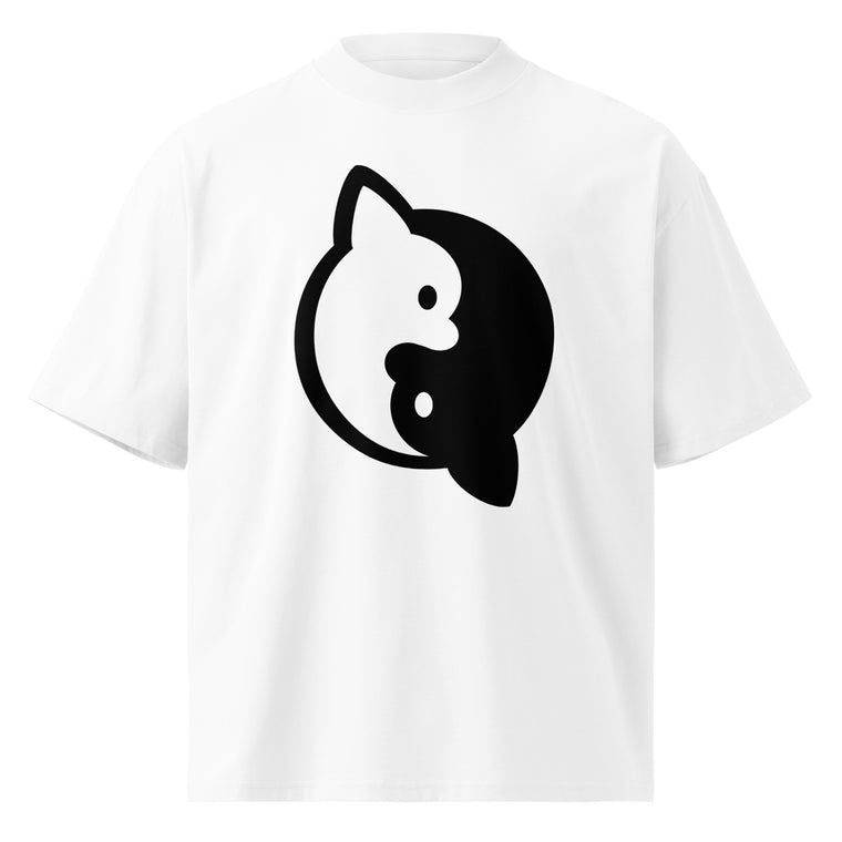 White adult Chi Club organic cotton tee with the Chihuahua emblem